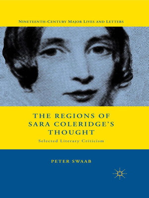 cover image of The Regions of Sara Coleridge's Thought